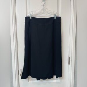 J. Crew Black Pencil Skirt Size 12